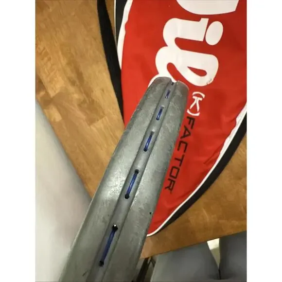 Wilson Profile 3.6 si Dual Taper Beam 4 5/8 Grip Tennis Racquet With Carry Case - Picture 8 of 15